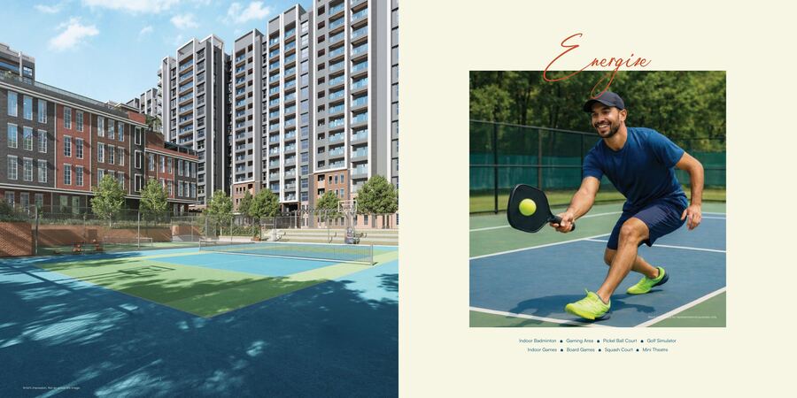 Godrej Aveline Yelahanka — sports courts and outdoor amenities